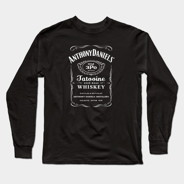 Anthony Daniels' StarWhiskey Mashup Long Sleeve T-Shirt by GeekGiftGallery